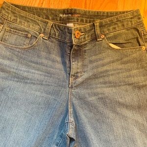 Style & Co Ex-Boyfriend Curvy ankle jeans size 8